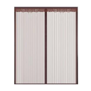 纱帘田园防盗门门帘推拉夏季防蚊透风入户门居家网红隐形纱窗好看