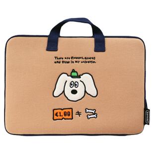 韩国ROMANE可爱刺绣13寸笔记本电脑包男女厚便携手提公文包收纳包