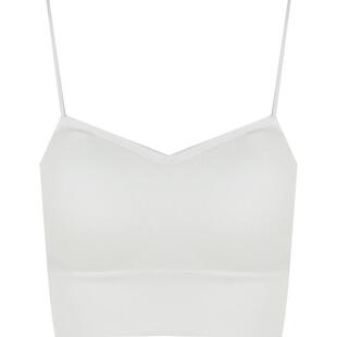 DPLAY【惠品】夏季吊带美背白色背心内搭打底内衣外穿女