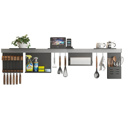 高端厨房收纳置物架壁挂免打孔