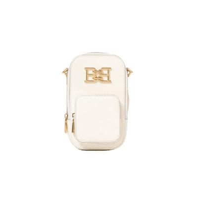 Bally/巴利时尚女士奶昔白相机包