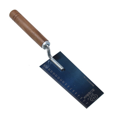 小泥灰匙木柄梯形抹泥刀灰铲