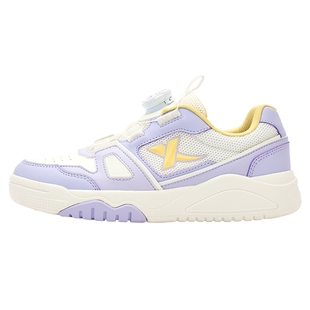 特步童鞋2026儿童旋转扣板鞋小白鞋女童运动休闲鞋中大童女孩鞋子