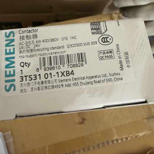 询价-3TS3101-1XB4接触器