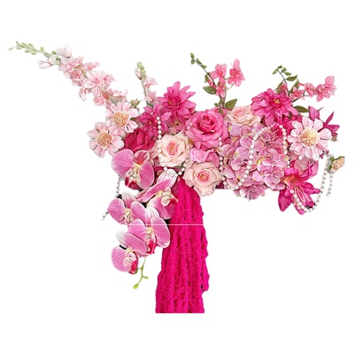 结婚高级质感仿真花摆件装饰