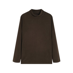 Eli【北欧日志】可机洗抗起球安泰贝羊绒软糯松弛中高领长袖打底