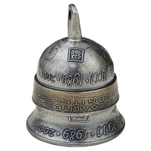 【币风堂】利比里亚生肖蛇铃铛硬币挂件车挂件钥匙扣包包挂件