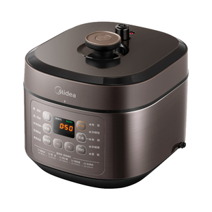 美的电压力锅家用5L升大容量双胆煲汤饭煲高压饭锅压力锅官方正品