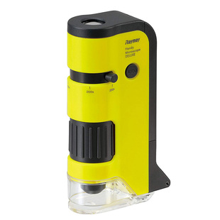 【藤井便利显微镜！开启孩子探索发现】日本RAYMAY20倍250倍LED灯透射儿童细胞观察学生自然微观附UV紫外灯