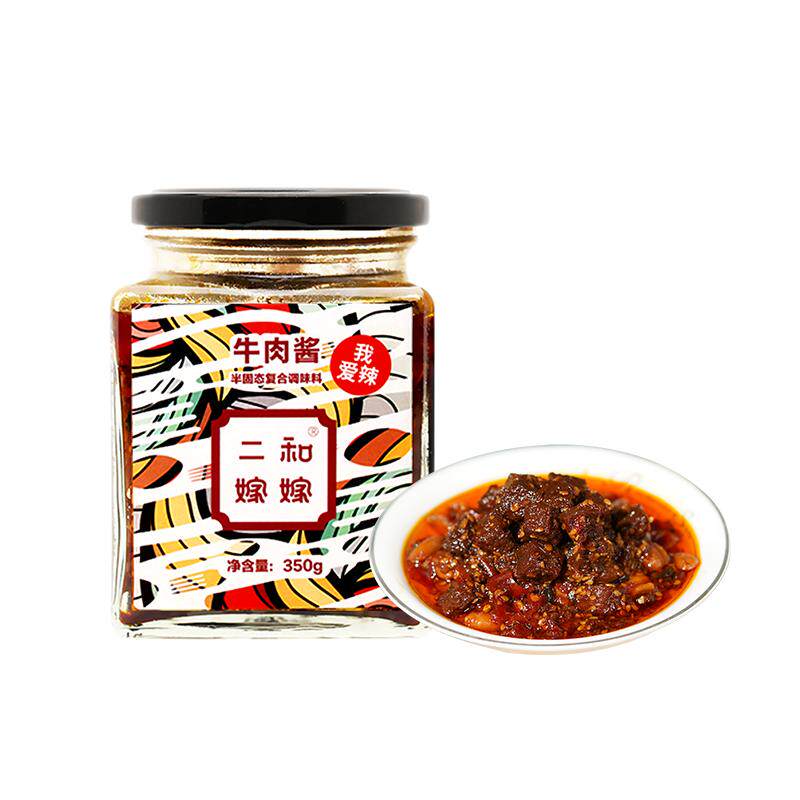 佐餐香辣牛肉酱二和嫁嫁调料