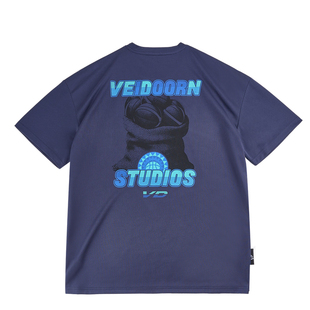 维动势能投篮服速干运动短袖男夏季美式篮球t恤训练跑步网眼上衣V