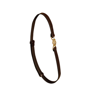 Blueblues sky 纯牛皮法式蝴蝶结复古扣腰带 质感Vintage腰封