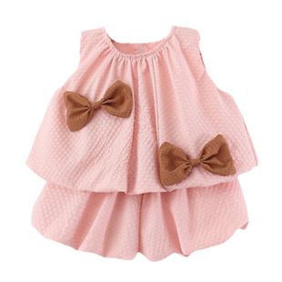 女童套装夏季2026新款洋气儿童背带衣服两件套女宝宝短裤小童夏装