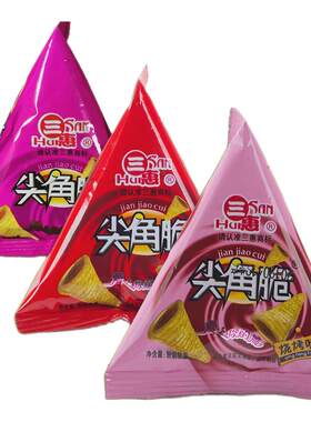 三惠尖角脆休闲零食锅巴膨化