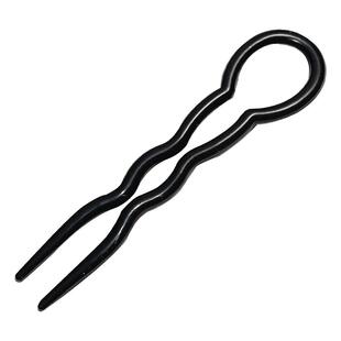 盘发器丸子头固定神器女款懒人发梳四齿插梳u型工具头饰发夹发卡