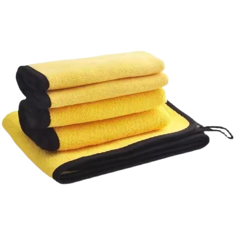 加厚洗车毛巾吸水擦车布专用鹿皮抹布汽车工具用品大全双层清洁