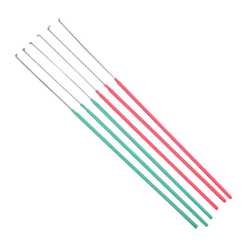 专业采耳工具海底捞细丝弹丝软扒细软高弹性耳勺软耳圈软爬探丝勺