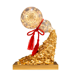 葫芦摆件开业大吉生意兴隆办公室客厅乔迁新居礼物招财工艺品