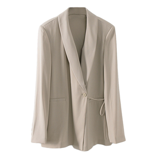 宁波鸟L092合作款系带西装