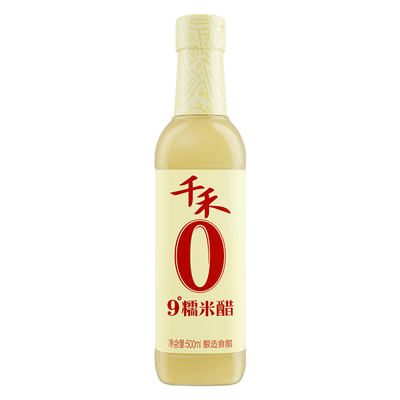 千禾9度糯米醋500ml*1瓶