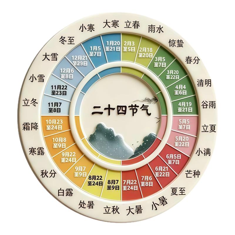 新款二十四节气磁吸冰箱贴