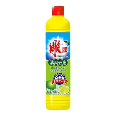 3瓶 雕牌洗洁精408g装洗果蔬餐具家庭装洗碗液小便携洗涤剂实惠装