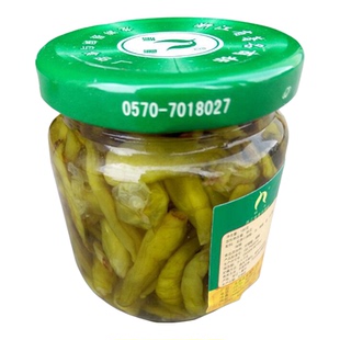 铜鸟 爽口酱菜腌制辣椒 酸辣下饭菜 浙江龙游特产龙游小辣椒190g