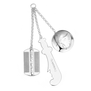 足银999婴儿挂件宝宝别针儿童饰品孕妇别针蛇宝宝出生礼物满月礼