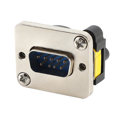 d型安装数据信息盒面板公母头