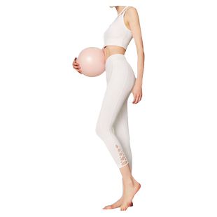 DPLAYSWEET×SPICYPEPE联名款紧身瑜伽中高腰提臀九分运动健身裤