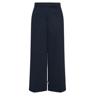 [12期免息]THOM BROWNE 女士棉质华达呢休闲裤
