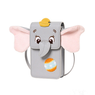 迪士尼草莓熊史迪奇卡通腰包斜挎手机包女2025新款生日礼物小包包