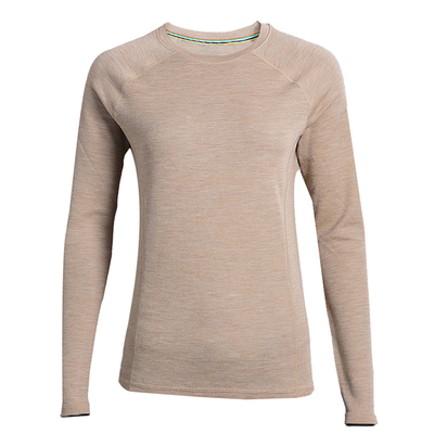 100%美利奴羊毛速干衣女运动t恤