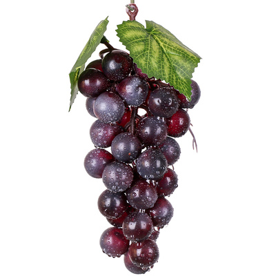 仿真葡萄串仿真水果塑料提子假水果模型道具绿色植物室内装饰挂件