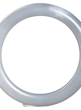 天然和田玉冰底烟紫料手镯