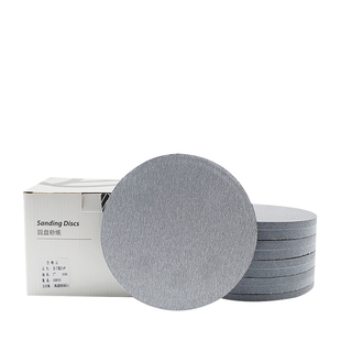 金牛5寸植绒砂纸2寸3寸4寸7寸9寸圆盘自粘抛光干磨砂纸圆形打磨片
