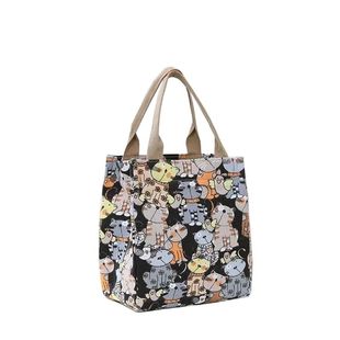 手拎包帆布手提袋上班族饭盒包外出女便携韩版零食便当包新款旅行