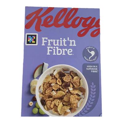 英国Kellegg's Fruit Fibre家乐氏全麦水果纤维麦片健康早餐