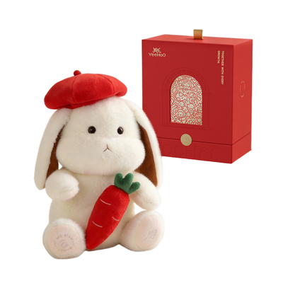【唱歌学舌】兔子毛绒玩偶新年礼
