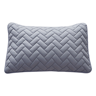 高端纯棉枕巾一对装新款全棉加厚防头油吸汗枕头套巾绑带款不脱落