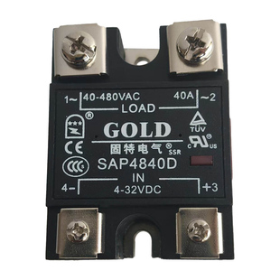固特固态继电器GOLD单相 SAP4840D/10/15/20/25/30/40/50/80/100A