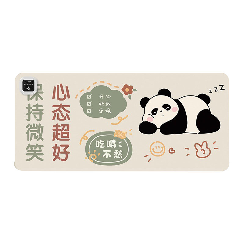 快捷键左开关加热暖桌垫办公室桌面发热鼠标垫超大学生写字暖手垫