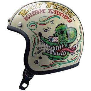 台湾芬克鼠联名gallop复古电动摩托车头盔 vespa踏板34小盔体半盔