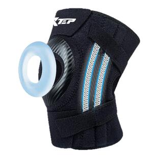 特步登山护膝男士徒步户外专用爬山女运动膝盖下山专业髌骨保护带