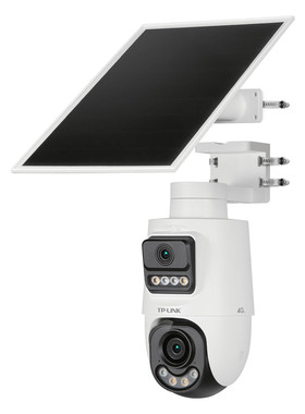 TP-LINK太阳能双摄像头4g监控AOV