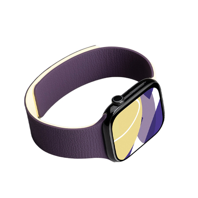 美派适用iwatch撞色磁吸硅胶表带