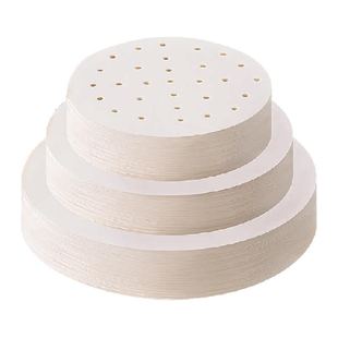 展艺蒸笼纸一次性不粘蒸笼垫食品级家用包子馒头笼屉硅油纸布