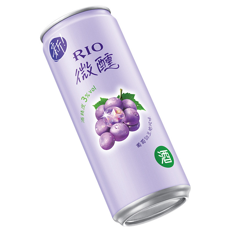 【顺手买一件】RIO鸡尾酒强爽锐澳5度清爽白桃味微醺自选2罐装