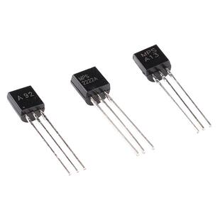 三极管MPS A13 A42 A92 2222a MPSA直插TO-92达林顿晶体NPN/PNP型