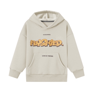 多多家男童加绒卫衣连帽秋冬季2025冬装新款儿童一体绒加厚男孩潮